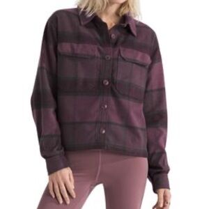 The North Face Valley Organic Cotton Flannel Shirt Jacket Women’s M NWT $110